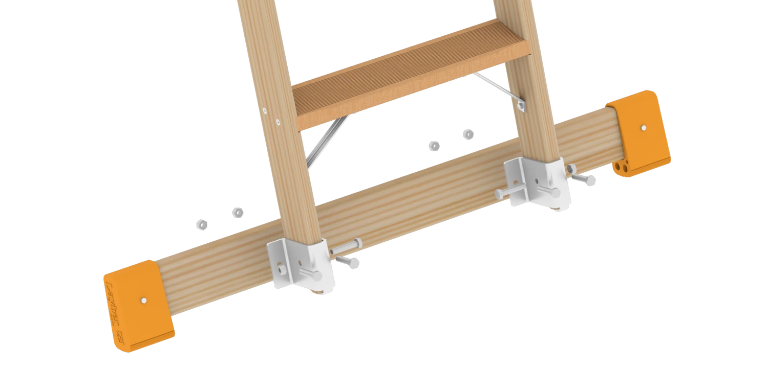 Holzanlegeleiter Mit 12 Stufen 1023 5 Holzanlegeleiter Mit 12 Stufen 1023 – Bild 5