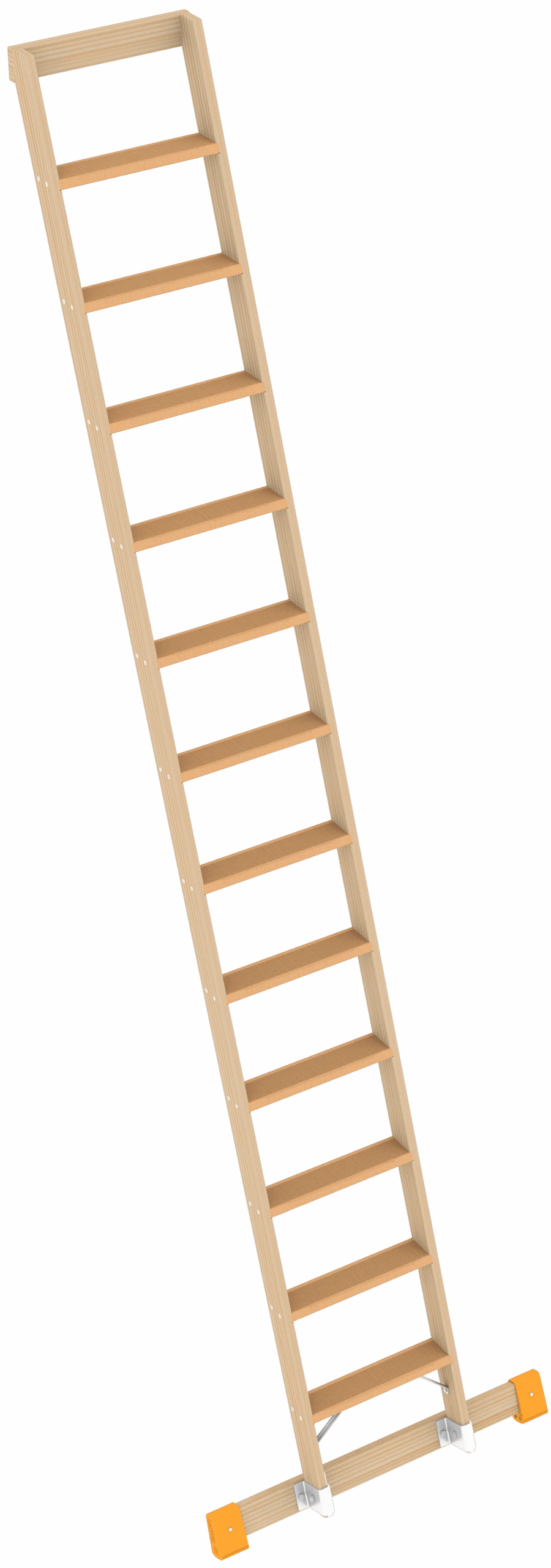 Holzanlegeleiter Mit 12 Stufen 1023 1 Holzanlegeleiter Mit 12 Stufen 1023