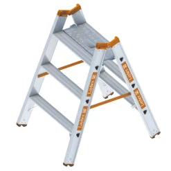 Alu-Schwerlasttritt TOPIC 1043.3 2x3 Stufen -Leiterwerkzeug Geschäft 1043303