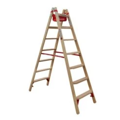 Nr. 10577 Holz-Comfort-Stufenstehleiter 2 X 4 Stufen -Leiterwerkzeug Geschäft 1057707