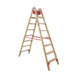 Nr. 10577 Holz-Comfort-Stufenstehleiter 2 X 4 Stufen -Leiterwerkzeug Geschäft 1057708