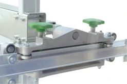 Schiebe-Podesttreppe "Binary" S600 - 3 Stufen + Plattform -Leiterwerkzeug Geschäft 12 lager im laufwerk aus gussalu0ebf6