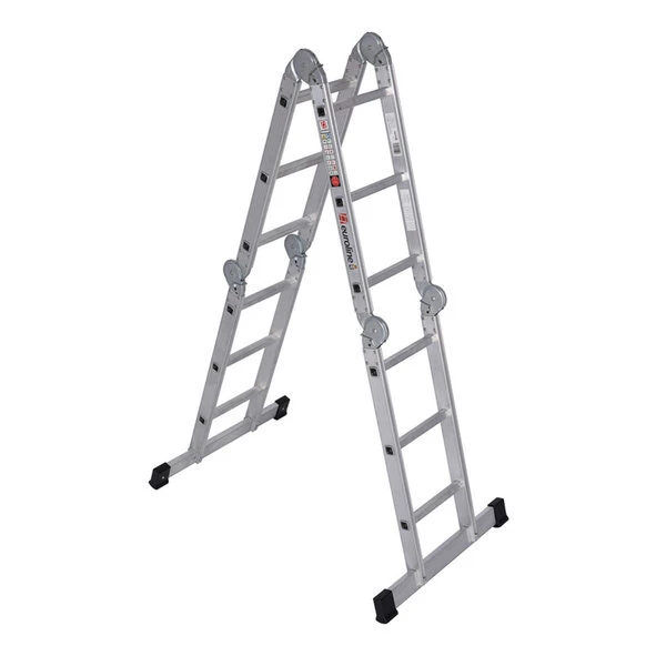 Nr. 304 PREMIUM-Line Alu-Klappleiter 4x3 Sprossen 4 Nr. 304 PREMIUM-Line Alu-Klappleiter 4x3 Sprossen – Bild 4