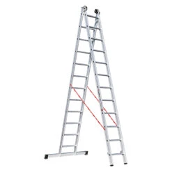 Nr. 306 PREMIUM-Line Alu-Mehrzweckleiter 2-teilig 2x8 Sprossen -Leiterwerkzeug Geschäft 3061112