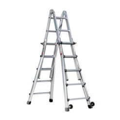 Nr. 31621 PREMIUM-Line Alu-Vario-Klappleiter Mit Rollen 4x3 Sprossen -Leiterwerkzeug Geschäft 3162105