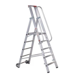 Nr. 32677 Premium-Line Alu-Stufenstehleiter Mit Großer Standplattform 4 Stufen -Leiterwerkzeug Geschäft 3267705