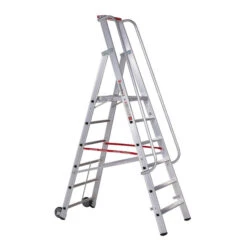 Nr. 32677 Premium-Line Alu-Stufenstehleiter Mit Großer Standplattform 4 Stufen -Leiterwerkzeug Geschäft 3267706