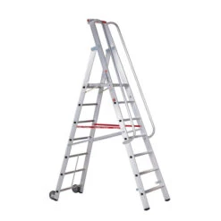 Nr. 32677 Premium-Line Alu-Stufenstehleiter Mit Großer Standplattform 4 Stufen -Leiterwerkzeug Geschäft 3267707