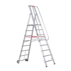 Nr. 32677 Premium-Line Alu-Stufenstehleiter Mit Großer Standplattform 4 Stufen -Leiterwerkzeug Geschäft 3267708