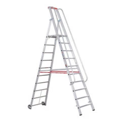 Nr. 32677 Premium-Line Alu-Stufenstehleiter Mit Großer Standplattform 4 Stufen -Leiterwerkzeug Geschäft 3267710