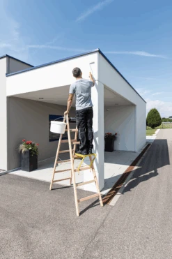 Sprossen-Stehleiter Holz, 2x4 Sprossen -Leiterwerkzeug Geschäft 33214 02