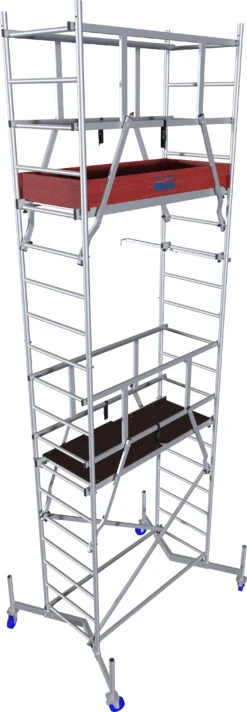ClimTec®, Arbeitsgerüst (Alu), Grundgerüst - Plus Rollen -Leiterwerkzeug Geschäft 376 328974