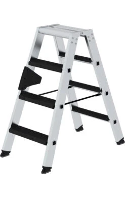 Stufen-Stehleiter Beidseitig Begehbar Mit Relax Step, 2x3 Stufen -Leiterwerkzeug Geschäft 4220890fab