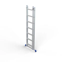 Werner Mehrzweckleiter 2-Teilig 2x7 Sprossen -Leiterwerkzeug Geschäft 48963 PI combiladder2part closed