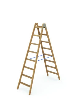 Werner Holz Stufen-Stehleiter 2x4 Stufen -Leiterwerkzeug Geschäft 48999 PI