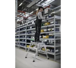 Klapppodest Einseitig Begehbar, 3 Stufen -Leiterwerkzeug Geschäft 50006