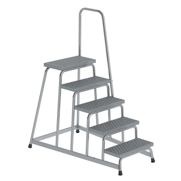 Aluminium-Arbeitspodest, R 13, Starr, Mit Handlauf, 3 Stufen 6 Aluminium-Arbeitspodest, R 13, Starr, Mit Handlauf, 3 Stufen – Bild 6