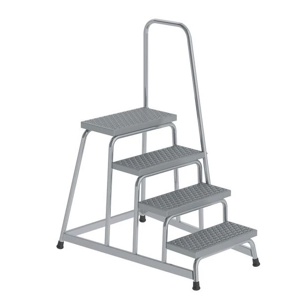 Aluminium-Arbeitspodest, R 13, Starr, Mit Handlauf, 3 Stufen 5 Aluminium-Arbeitspodest, R 13, Starr, Mit Handlauf, 3 Stufen – Bild 5