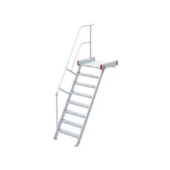 Nr. 511 Podesttreppe 60°, 600 Mm Stufenbreite, 4 Stufen -Leiterwerkzeug Geschäft 5116108