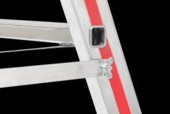 Stufenstehleiter Mit Rollen, Beidseitig Begehbar, 2x3 Stufen -Leiterwerkzeug Geschäft 822406 2