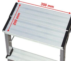 MONTO Doppel-Klapptritt Treppy 2x2 Stufen -Leiterwerkzeug Geschäft 91vtmnyowwl sl1500 13c2f4
