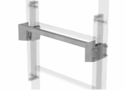 Ausstiegstritt, Stahl Verzinkt, Spaltmaß 100 Mm