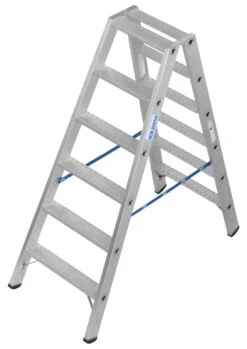 Stabilo Doppelleiter Mit R13-Stufen, 2 X 3 Stufen -Leiterwerkzeug Geschäft G00 A136169 PI INT 80000000 SB OP NZ GF 01 3 01