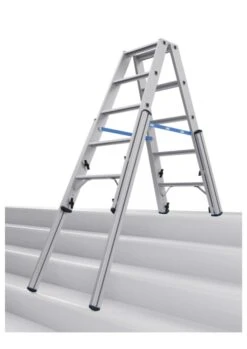 STABILO Teleskop-Stufen-DoppelLeiter, 2x5 Stufen -Leiterwerkzeug Geschäft G02 A134875 PI INT 80000000 SB OP NZ GF 01 3 01