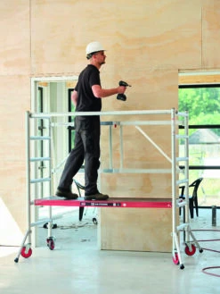 FAHRGERÜST RS 44 Power - Breit 0,75 M Holz Länge 1,85m Standhöhe 0,75m -Leiterwerkzeug Geschäft RS 44 POWER USP 001