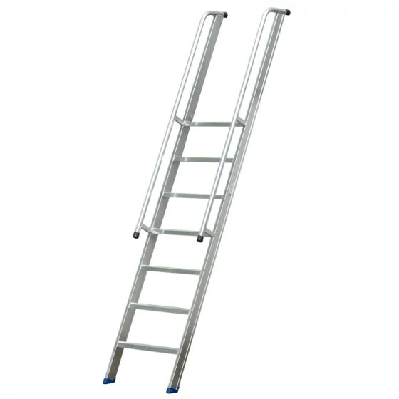 Ernst Stufenanlegeleiter 60 Cm Breit, Mit Handlauf Und Überstieg, 6 Stufen 2 Ernst Stufenanlegeleiter 60 Cm Breit, Mit Handlauf Und Überstieg, 6 Stufen – Bild 2