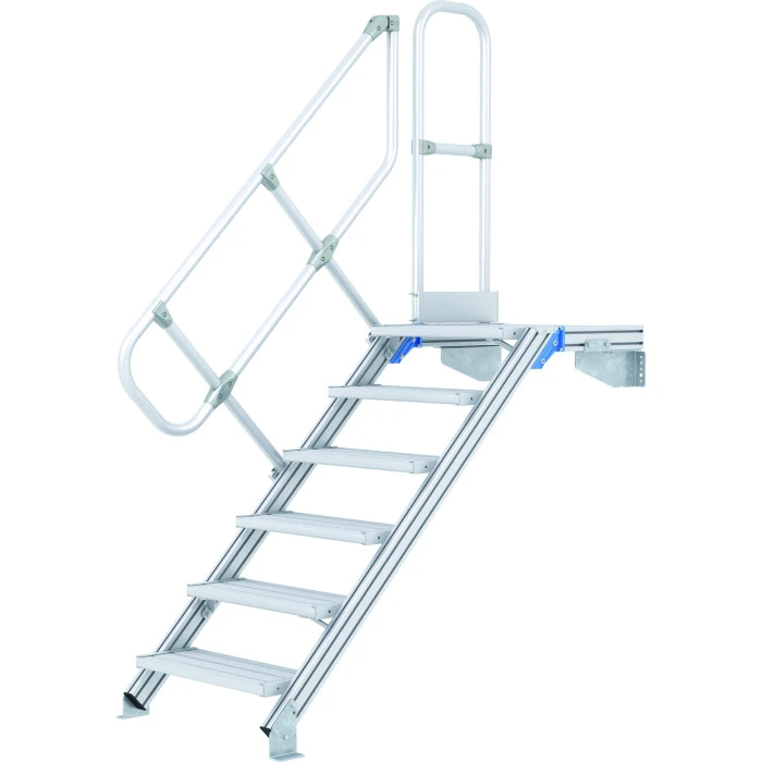 Podesttreppe, 60°, 800mm Breit, 5 Stufen 1 Podesttreppe, 60°, 800mm Breit, 5 Stufen