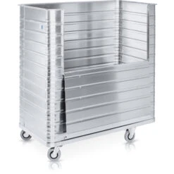 Transportwagen W 171 Mit Klappwand Und Sicken, 1050 Liter