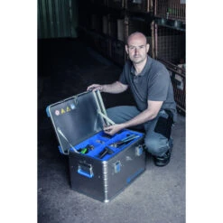 Eurobox Als Werkzeugkiste, Außenmaß 600 X 400 X 340 Mm -Leiterwerkzeug Geschäft ZARGES 40707 PROD TECH EI 02 1