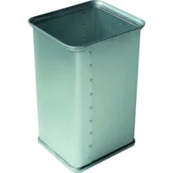 Alu-Abfallsammler; Eloxiert, Stapelbar, Ca. 45l -Leiterwerkzeug Geschäft ZARGES 40747 40757 PROD TECH ST 01 1