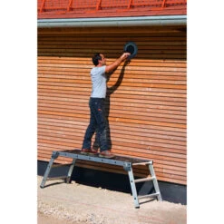 Workmaster Plus P, Arbeitsplattform, Plattformbelag Holz -Leiterwerkzeug Geschäft ZARGES 42304 PROD TECH EI 17