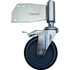 Federrolle 125 Mm 10 Kg Rechts Zu Podesttreppe Fahrbar, Mit Feststeller
