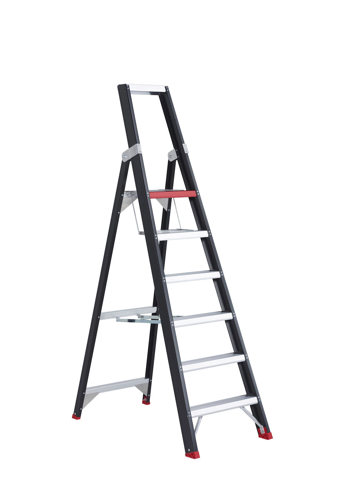 Taurus TGB Stufenstehleiter Mit 2 Standflächen 3 Stufen 4 Taurus TGB Stufenstehleiter Mit 2 Standflächen 3 Stufen – Bild 4