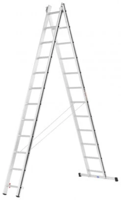 ALU PRO: Allzweckleiter Zweiteilig - 2 X 6 13 ALU PRO: Allzweckleiter Zweiteilig - 2 X 6 -Leiterwerkzeug Geschäft alu pro allzweckleiter zweiteilig 2x12 sprossend01de