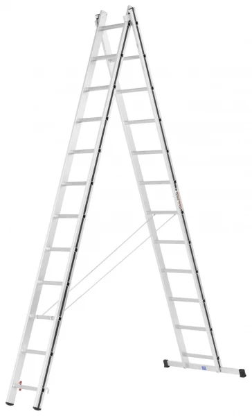 ALU PRO: Allzweckleiter Zweiteilig - 2 X 6 4 ALU PRO: Allzweckleiter Zweiteilig - 2 X 6 – Bild 4