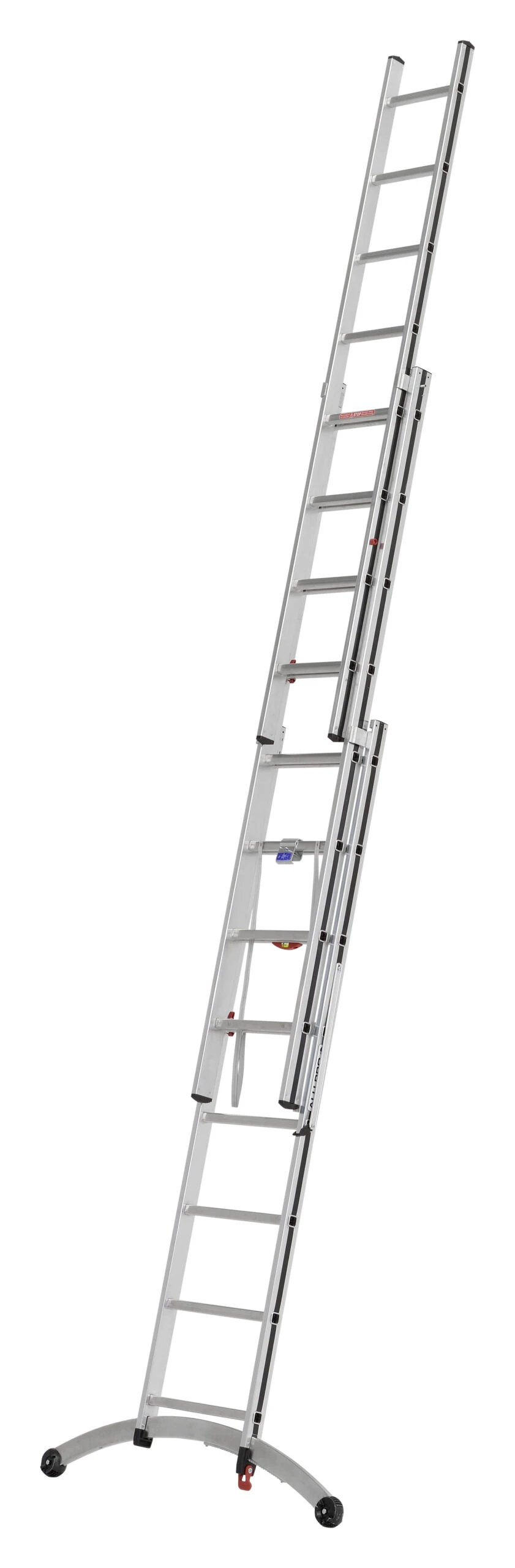 ALU PRO: Mehrzweckleiter, Dreiteilig Mit Smart-Base - 3x8 Sprossen 4 ALU PRO: Mehrzweckleiter, Dreiteilig Mit Smart-Base - 3x8 Sprossen – Bild 4