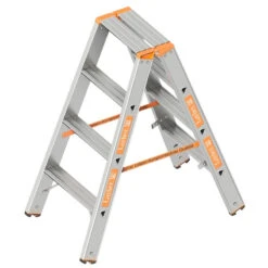 Alu-Schwerlasttritt TOPIC 1043.3 2x3 Stufen -Leiterwerkzeug Geschäft alu schwerlasttritt topic 1043 3 4 stufenbef2e