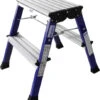 Monto Doppel-Klapptritt Rolly Blau 2x2 Stufen