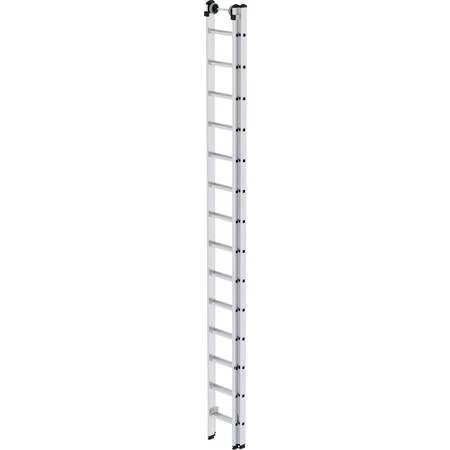 Aluminium-Schiebeleiter 2-teilig, Ohne Traverse, 2x6 Sprossen 8 Aluminium-Schiebeleiter 2-teilig, Ohne Traverse, 2x6 Sprossen – Bild 8