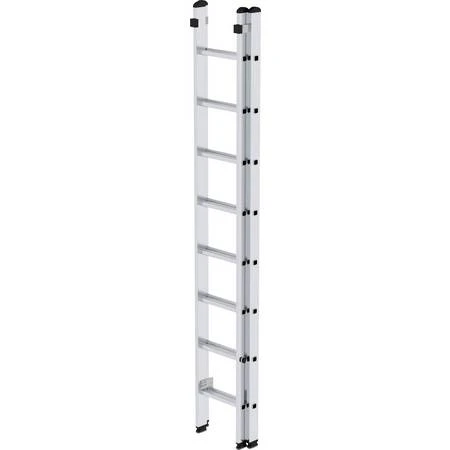 Aluminium-Schiebeleiter 2-teilig, Ohne Traverse, 2x6 Sprossen 5 Aluminium-Schiebeleiter 2-teilig, Ohne Traverse, 2x6 Sprossen – Bild 5