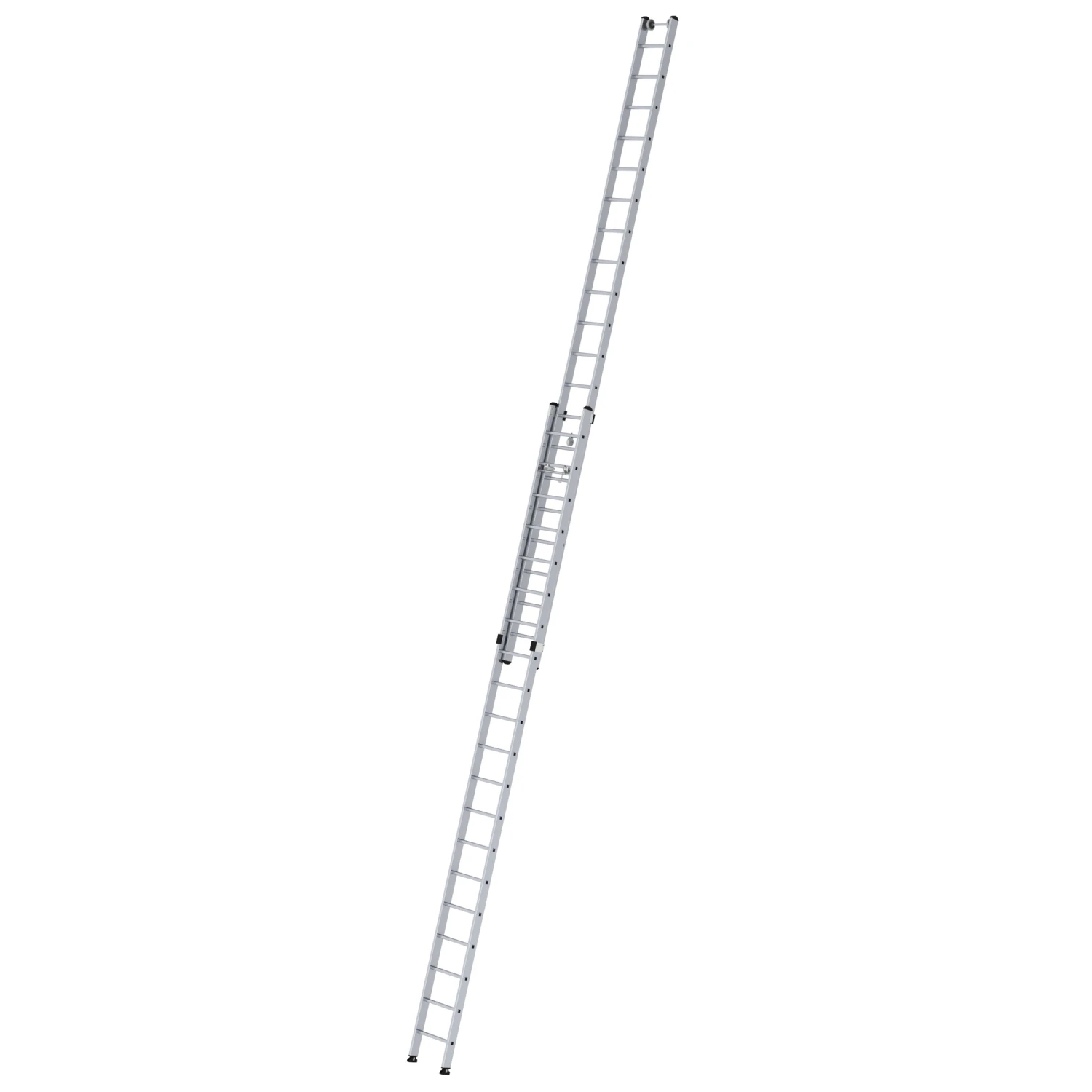 Aluminium-Seilzugleiter 2-teilig - 2x14 Sprossen 8 Aluminium-Seilzugleiter 2-teilig - 2x14 Sprossen – Bild 8