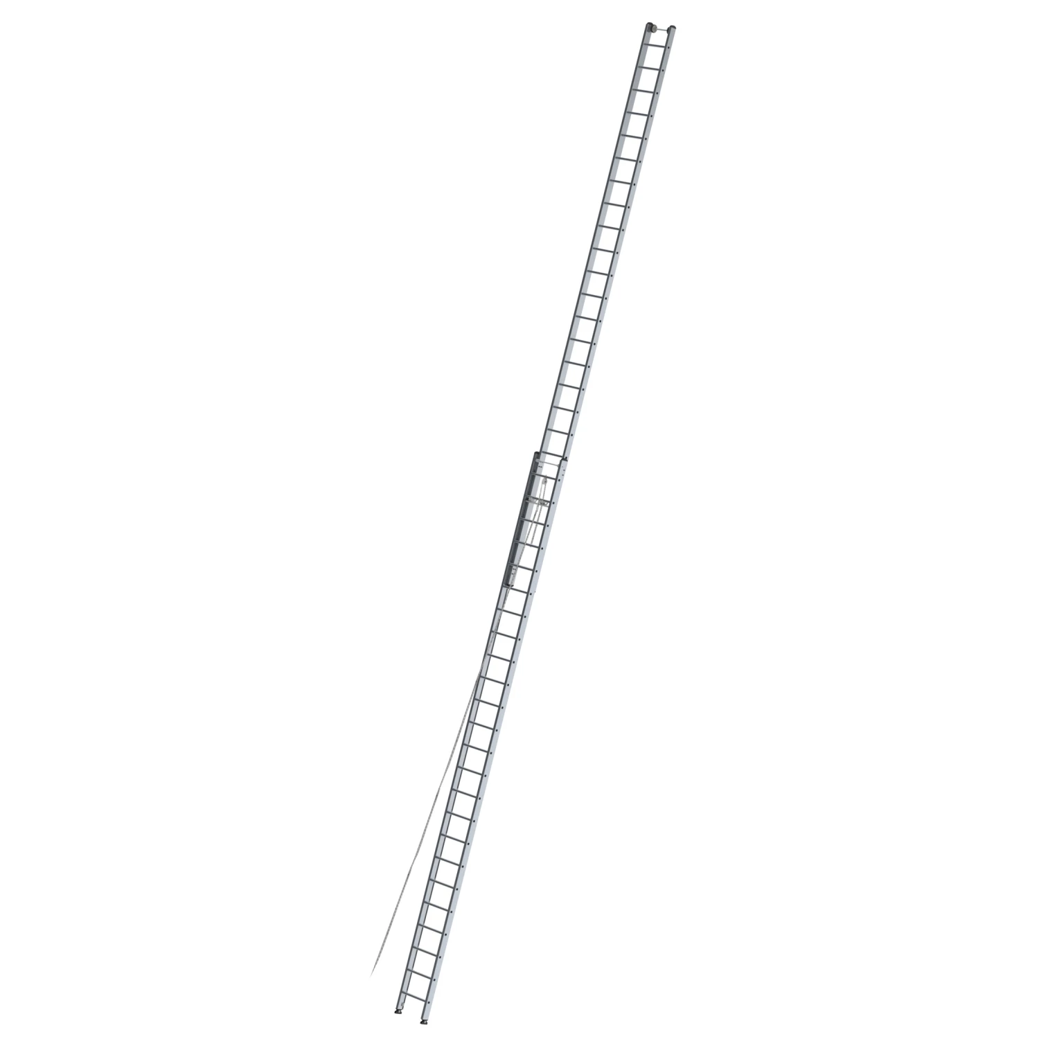 Aluminium-Seilzugleiter 2-teilig - 2x14 Sprossen 9 Aluminium-Seilzugleiter 2-teilig - 2x14 Sprossen – Bild 9