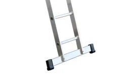 Aluminium-Seilzugleiter 2-teilig Mit Standard-Traverse - 2x14 Sprossen -Leiterwerkzeug Geschäft aluminium seilzugleiter 2 teilig mit standard traversec6f2b