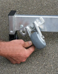 Aluminium-Seilzugleiter 3-teilig Mit Nivello®-Traverse - 3x14 Sprossen -Leiterwerkzeug Geschäft aluminium seilzugleiter 3 teilig mit nivello traverse78a69