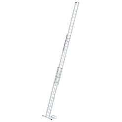 Aluminium-Seilzugleiter 3-teilig Mit Standard-Traverse - 3x14 Sprossen -Leiterwerkzeug Geschäft aluminium seilzugleiter 3 teilig mit standard traverse 3x16 sprossen9568a