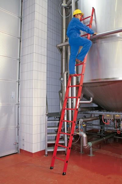 Sprossen-Anlegeleiter GFK Ohne Traverse, 6 Sprossen 2 Sprossen-Anlegeleiter GFK Ohne Traverse, 6 Sprossen – Bild 2